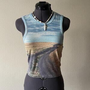 Landscape tank top BDG country road indie sleaze it girl shirt